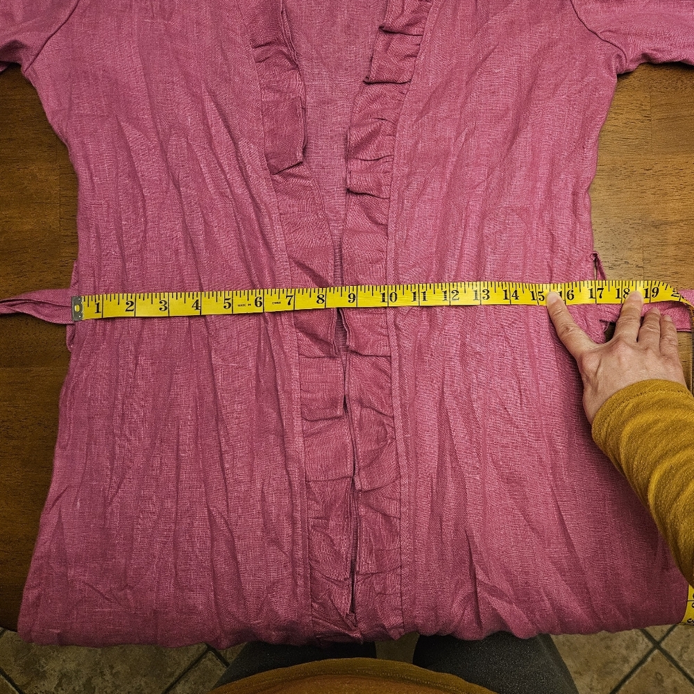 Pink Ruffled Swim Coverup - Picture 3 of 5